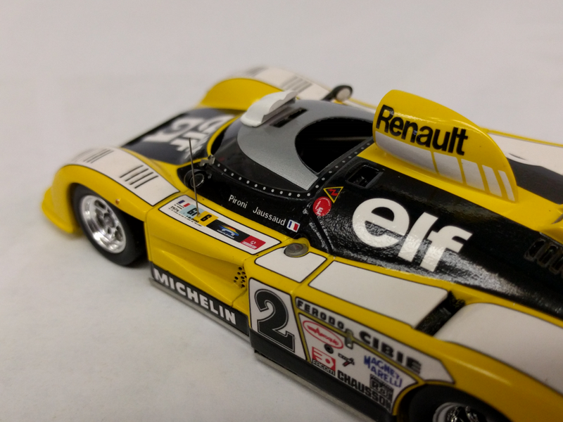 Innovative partial canopy, this being the only car so fitted at Le Mans.